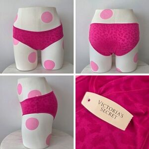 Victoria's Secret Pink VTG Body By Victoria Cheetah Print Hiphugger Panty NWT